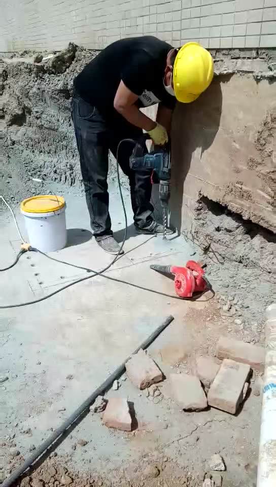 淄博新旧混凝土植筋连接加固
